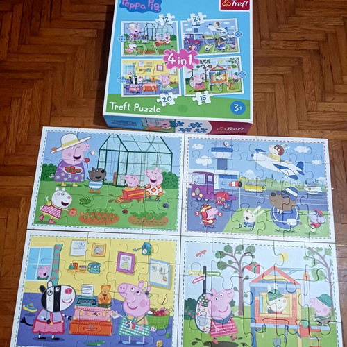 Peppa Pig 4-in-1 puzzle