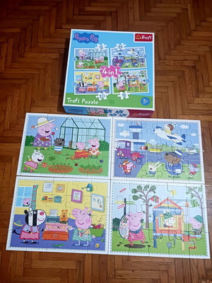Peppa Pig 4-in-1 puzzle