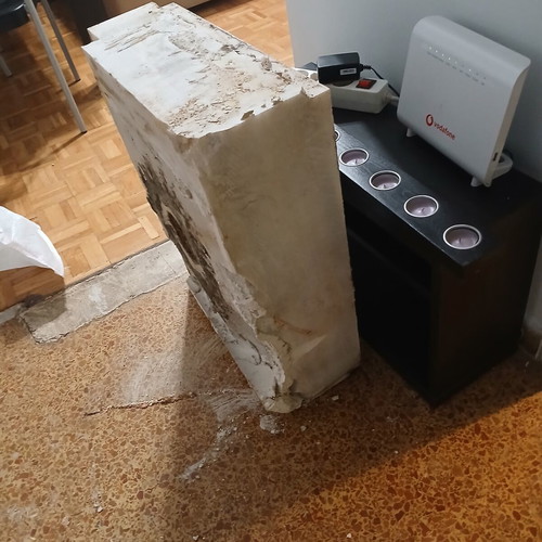 Marble kitchen sink, 60x47x19 cm