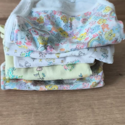 Next baby rompers like new, pack of 6, 9-12 months, 80 cm, 100% cotton