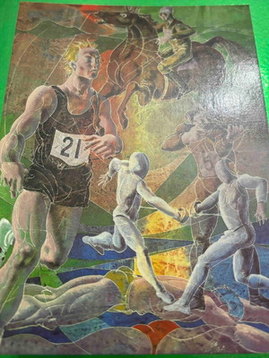 Olympic official Hans Emi postcards new, collectible set of 24