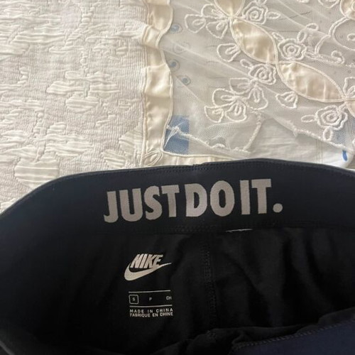Nike black capri leggings, size S