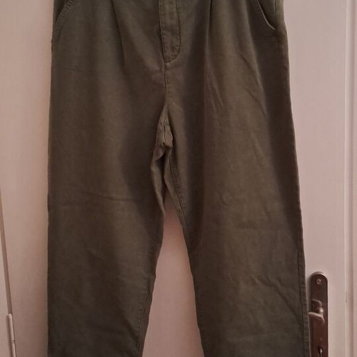 Mango women's pants size XXXL like new, olive color