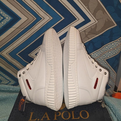L.A Polo casual shoes white, new, size 43