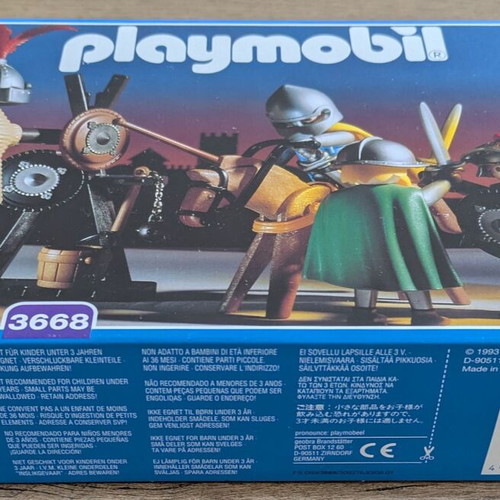 Playmobil Knights 3668 Training Set New, sealed box