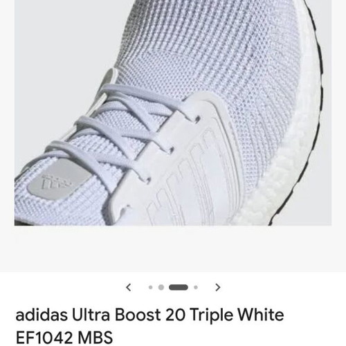 Adidas Ultra Boost 20 γυναικεία σαν καινούργια, άσπρα, μέγεθος 38