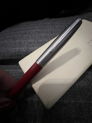 Parker 45 Classic vintage fountain pen red, used