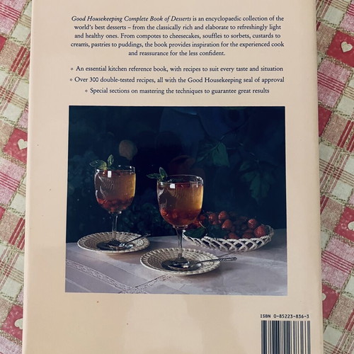 Good Housekeeping Complete Book of Desserts cookbook like new