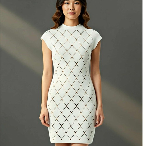 zara white silver dress Women's Silver Dresses