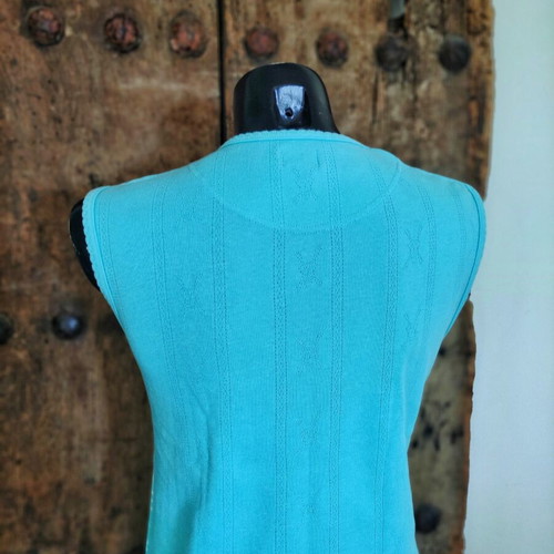 Levi's Vintage Y2K Plaid Coquette Sleeveless Knit Top like new, S-L