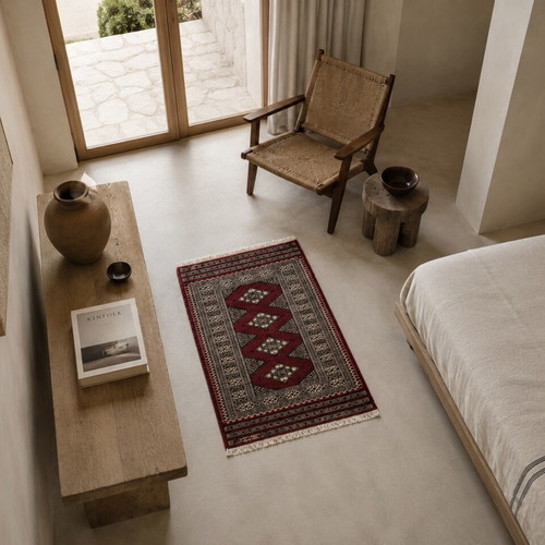 Authentic Handmade Bukhara Rug Like New 1.30x0.80