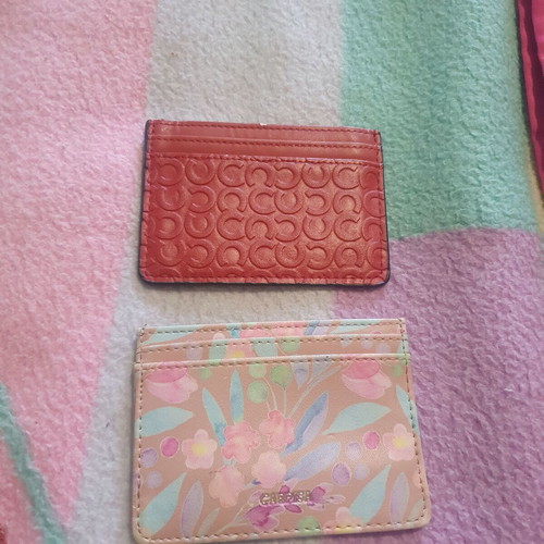 Set of wallets and cardholder used