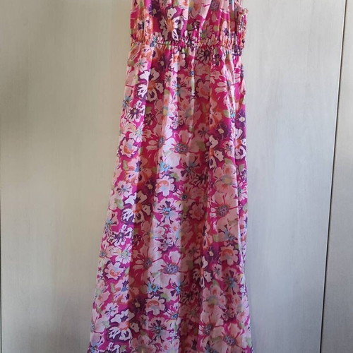 Esprit dress like new, adjustable straps, colorful, size S