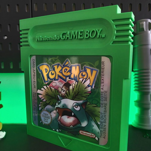 Pokemon Green Nintendo Game Boy Custom 3D Printed Wall Art