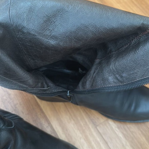 Gant riding boots size 38 used, genuine leather black