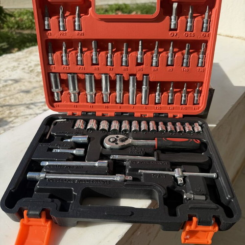 Ratchet set 1/4 53 pieces new