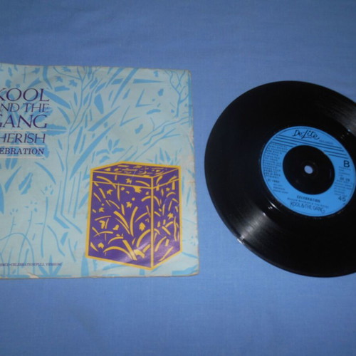 Cherish Kool and the Gang vinyl used, 45 rpm record