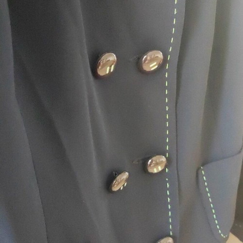 Olympic Air Flight Attendant Jacket by Nicolas, navy blue