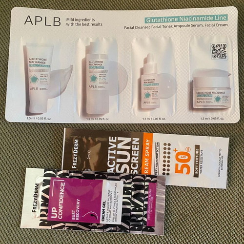 APLB Glutathione Niacinamide Line kit for weekend travel, new
