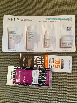 APLB Glutathione Niacinamide Line kit for weekend travel, new