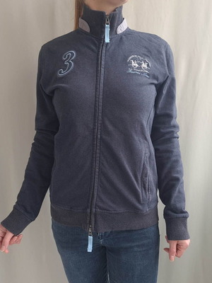 La Martina Polo women's sweatshirt used, size L, blue