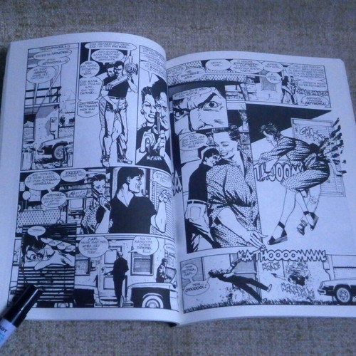 The Night of the Barbarians and Black Kiss comics used, pack of 2