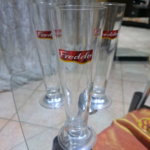 Nescafe Freddo glasses like new, set of 3