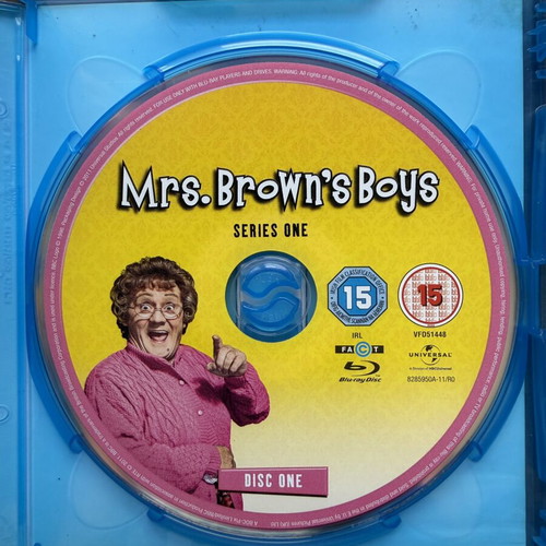 Mrs Brown’s Boys Series One Blu-ray like new with English subtitles