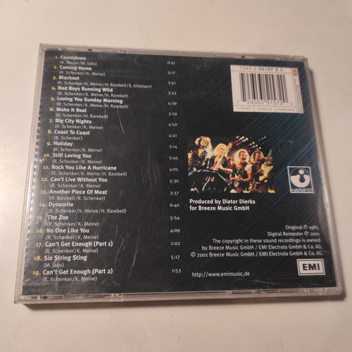 Scorpions World Wide Live CD used, rock