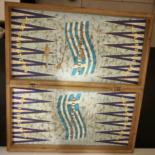 Backgammon Euro 2004 used, without stones