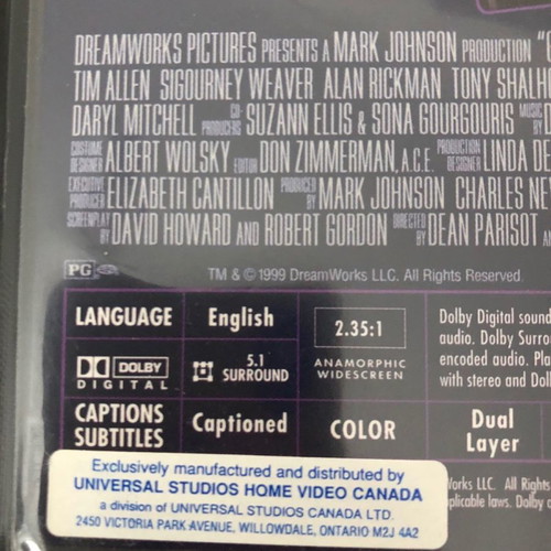 Galaxy Quest DVD used, widescreen with English subtitles