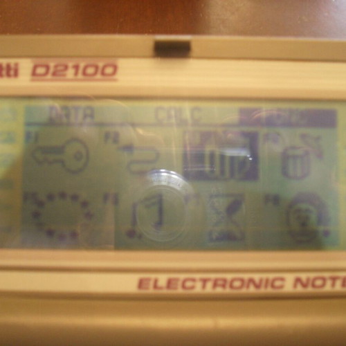 Olivetti D2100 Electronic Notebook used