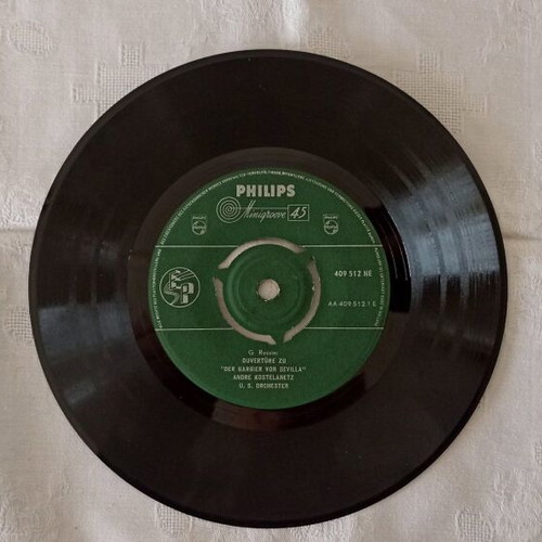 Pack of 9 authentic 45 RPM vinyl records classical music used
