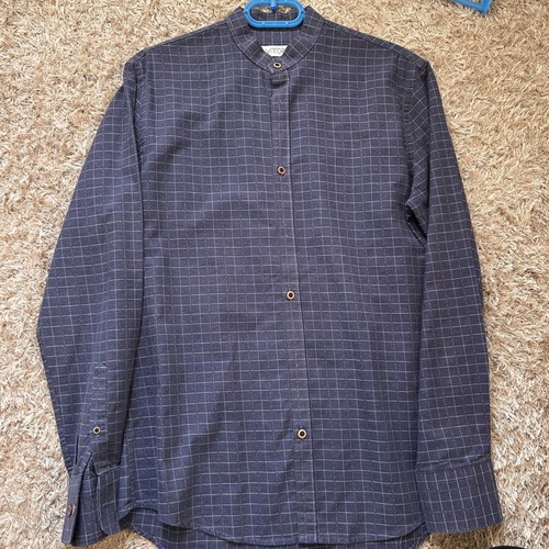 Vittorio Mao shirt used, blue checkered, size M