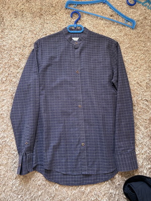 Vittorio Mao shirt used, blue checkered, size M