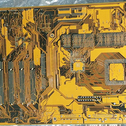 Vindage motherboard with Celeron processor and 3 memories