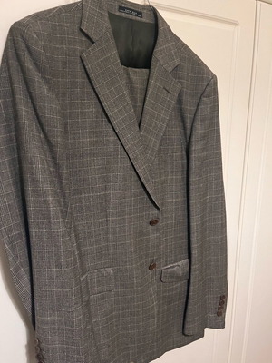 Wool checked suit used, Zara, lightly worn