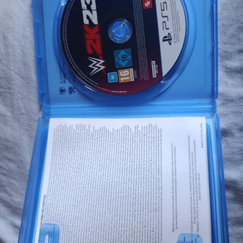 WWE 2K23 PS5 game like new