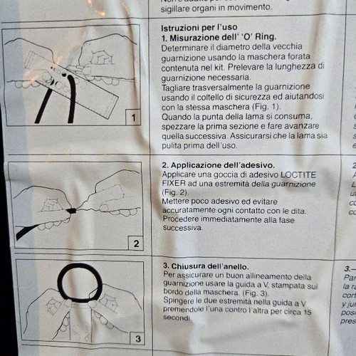 Loctite 406 O-Ring Kit used for construction and repair