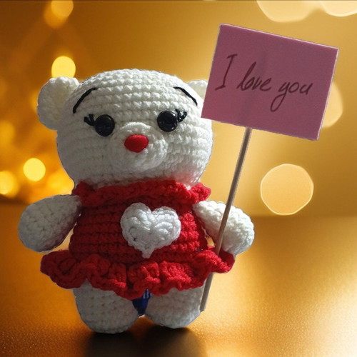 Handmade teddy bear new