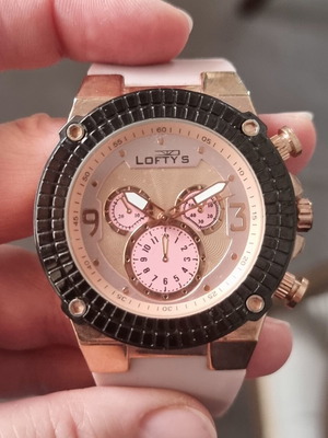 Lofty's Dusty Pink Women's Watch like new, silicone strap
