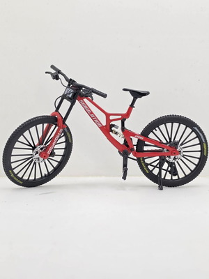 Downhill MTB Die-Cast Metal Bike 1:8 Scale, like new, red