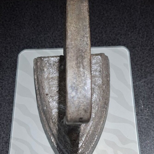 Cast Iron Sad Iron vintage decorative, used