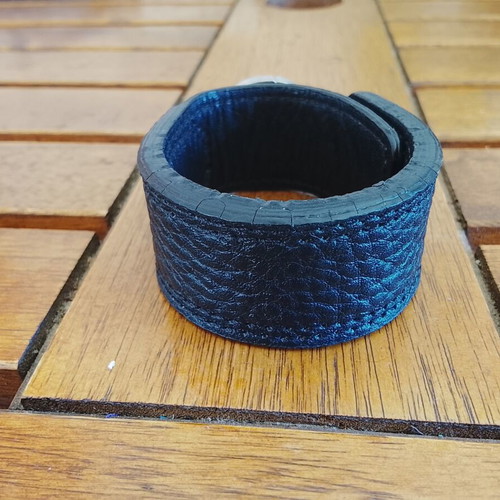 Dyrberg Kern leather bracelet black, like new