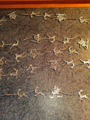 Christmas garland new, approximately 3 meters long