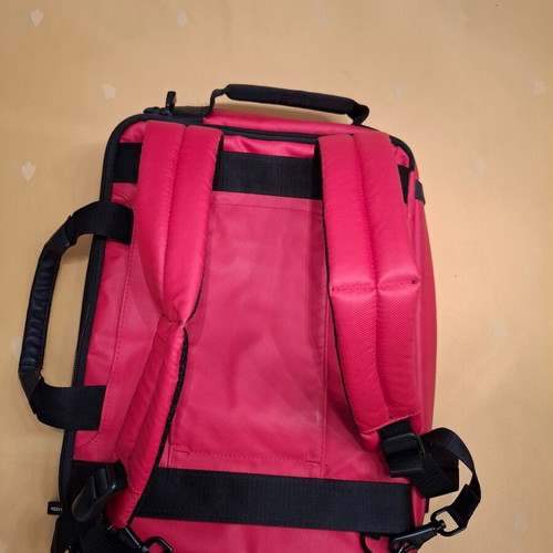 Samsonite laptop bag like new, red and black
