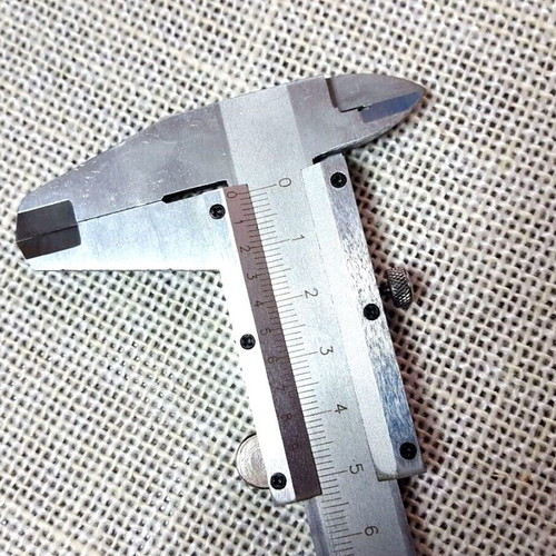 Vintage stainless steel caliper micrometer 20 cm used