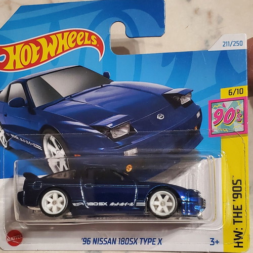 Hot Wheels Super Treasure Hunt Nissan 180SX car, sealed