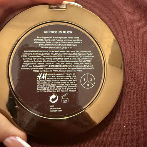 H&M face bronzer used once