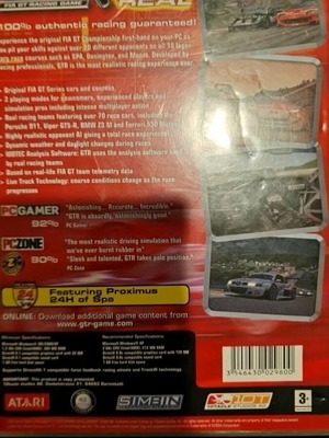 Cd Rom Racing Game GTR FIA GT Racing game PC CD-Rom σαν… - € 10,00 - Vendora.gr